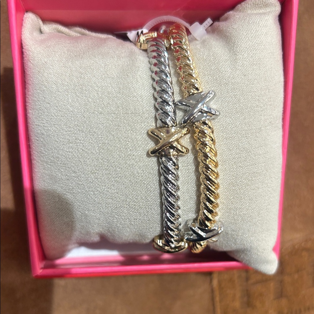 House of Harlow 1960 Gold and Silver Bracelet